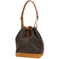 Louis Vuitton Noe Shoulder Bag Drawstring Monogram Brown