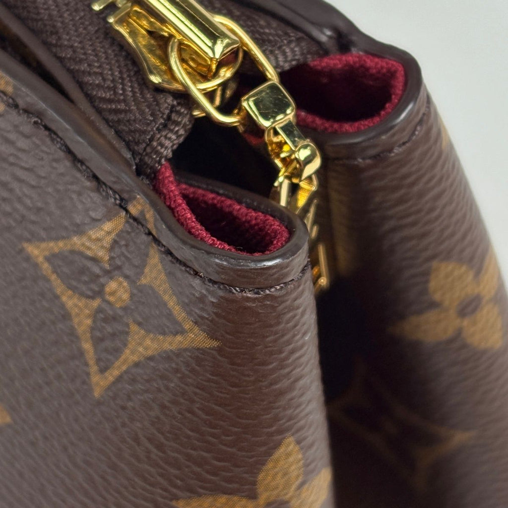 Louis Vuitton Petit Palais PM Handbag 2-Way Monogram Brown — view 4