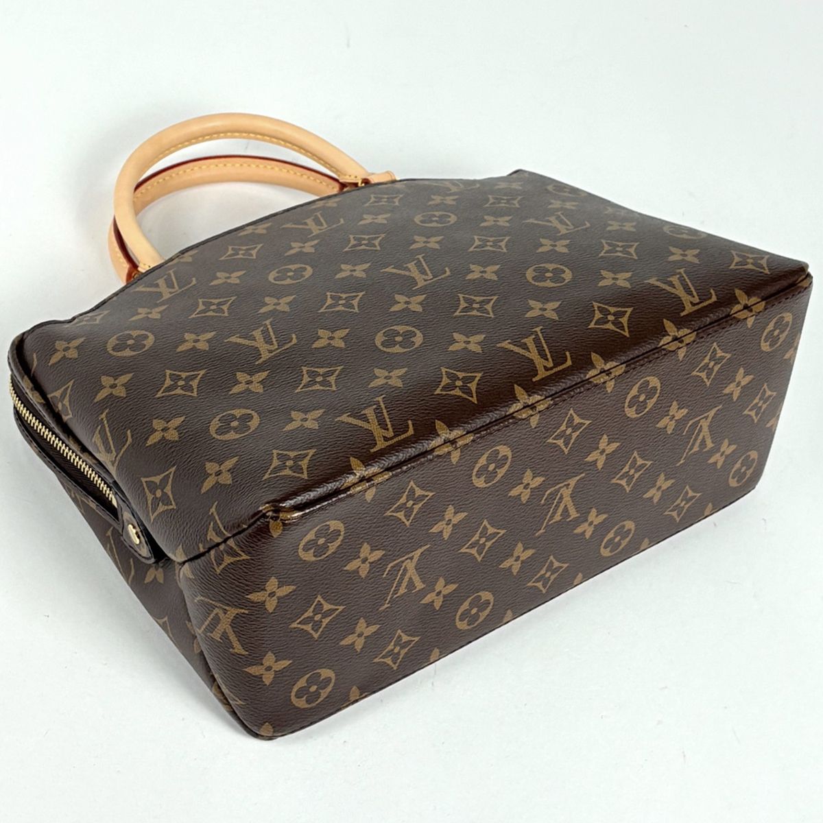 Louis Vuitton Petit Palais PM Handbag 2-Way Monogram Brown — view 2