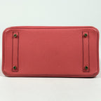 Hermes Birkin 30 Handbag Taurillon Clemence Bougainvillea — view 5