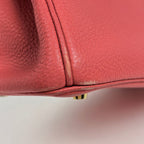 Hermes Birkin 30 Handbag Taurillon Clemence Bougainvillea — view 7