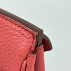 Hermes Birkin 30 Handbag Taurillon Clemence Bougainvillea — view 8