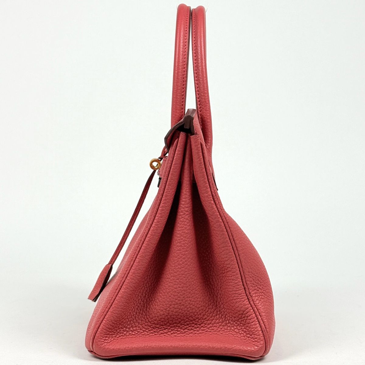 Hermes Birkin 30 Handbag Taurillon Clemence Bougainvillea — view 2