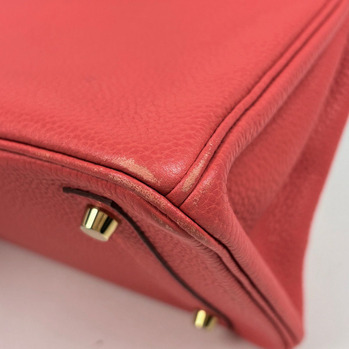 Hermes Birkin 30 Handbag Taurillon Clemence Bougainvillea — view 6