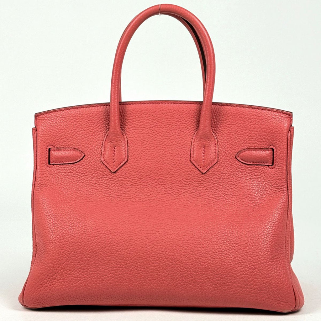 Hermes Birkin 30 Handbag Taurillon Clemence Bougainvillea — view 3