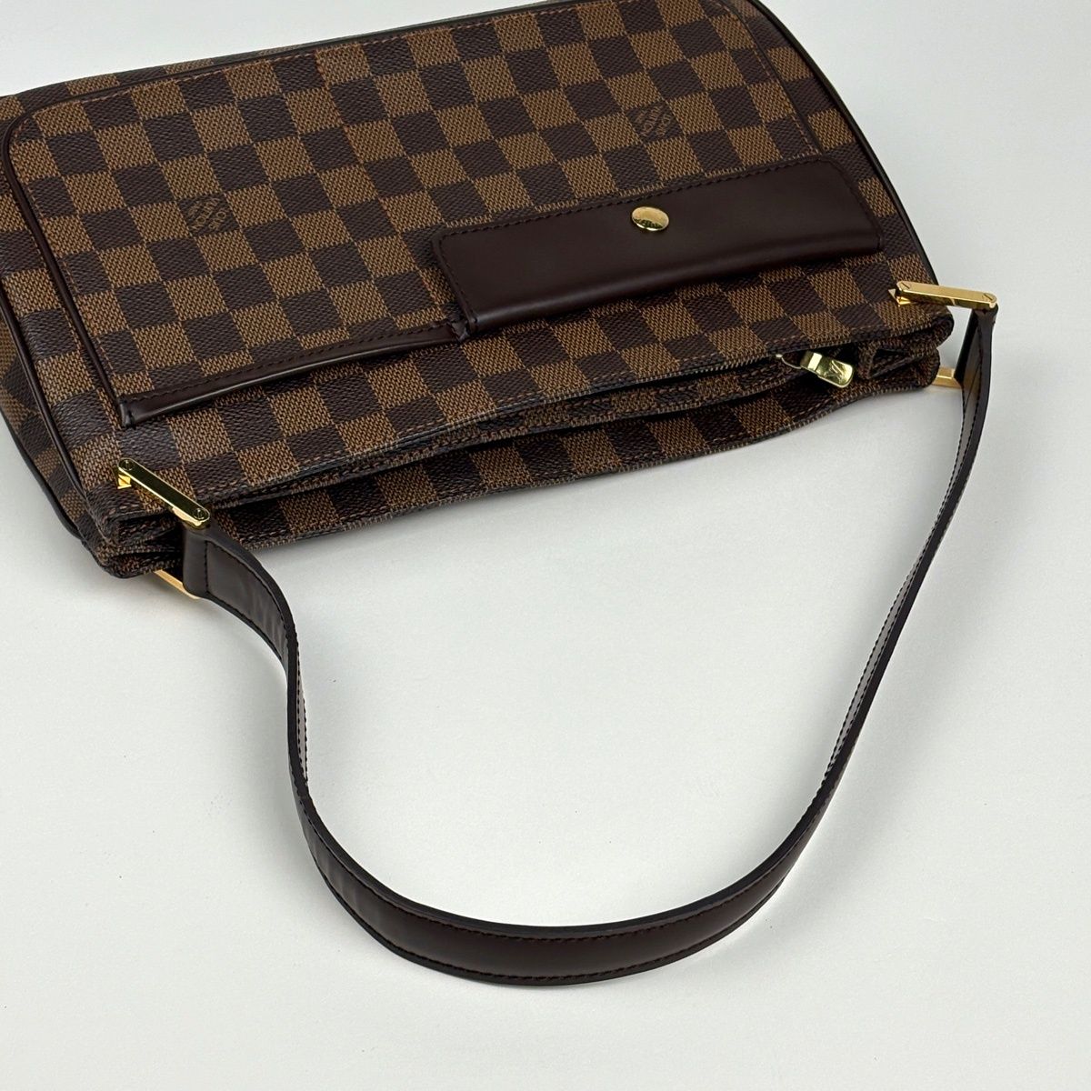 Louis Vuitton Aubagne Shoulder Bag Damier Brown — view 6