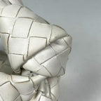 Bottega Veneta Handbag Intrecciato Leather White — view 4