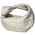 Bottega Veneta Handbag Intrecciato Leather White