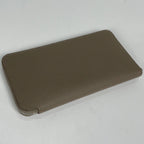 Hermes Azap Long Silk in Wallet Veau Etoupe — view 2