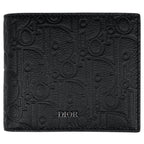 Dior Wallet Bifold Gravity Leather Black
