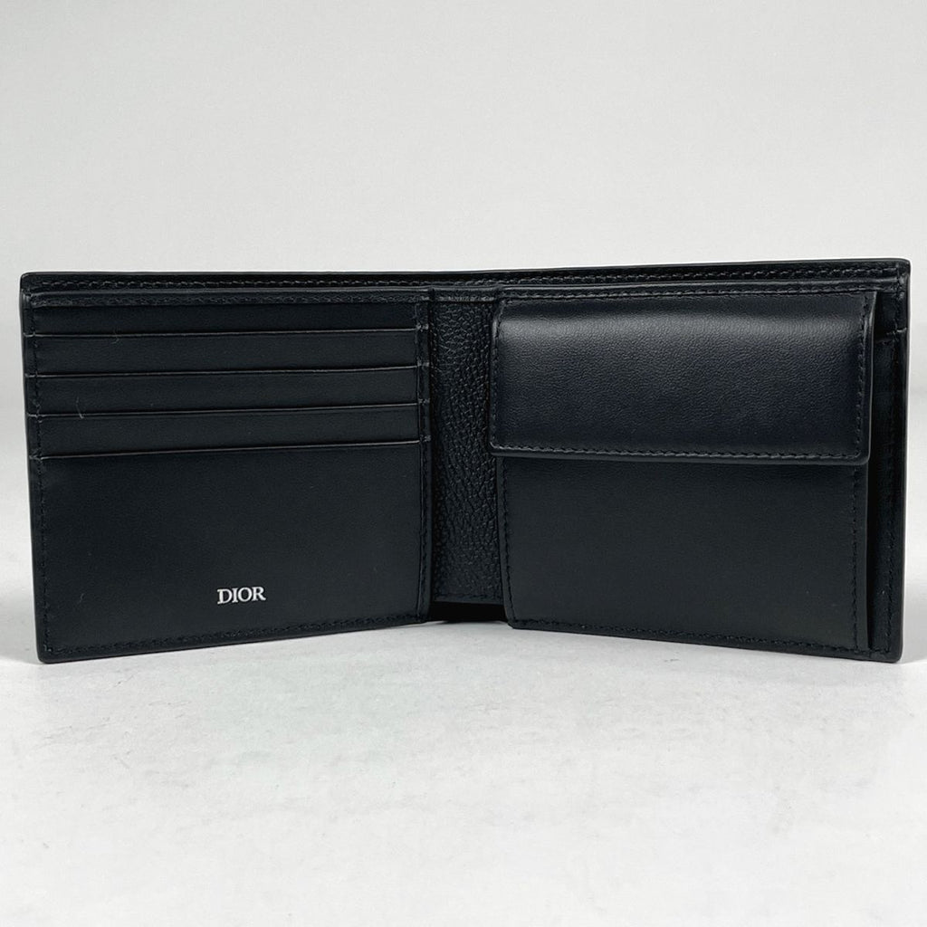 Dior Wallet Bifold Gravity Leather Black — view 7
