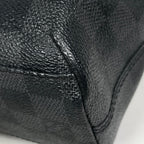 Louis Vuitton Mick MM Shoulder Bag Crossbody Damier Graphite Black — view 3