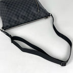 Louis Vuitton Mick MM Shoulder Bag Crossbody Damier Graphite Black — view 6