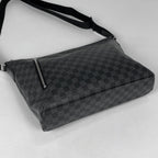 Louis Vuitton Mick MM Shoulder Bag Crossbody Damier Graphite Black — view 2