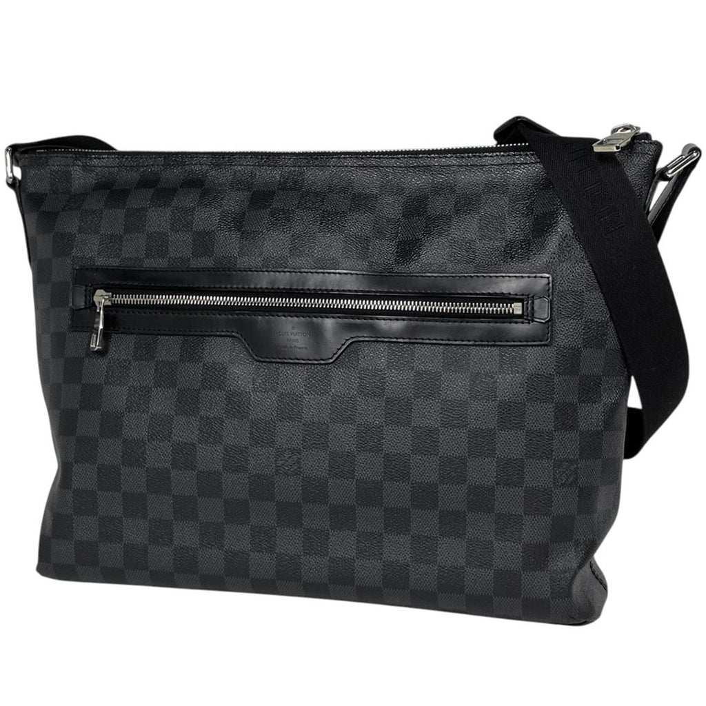 Louis Vuitton Mick MM Shoulder Bag Crossbody Damier Graphite Black