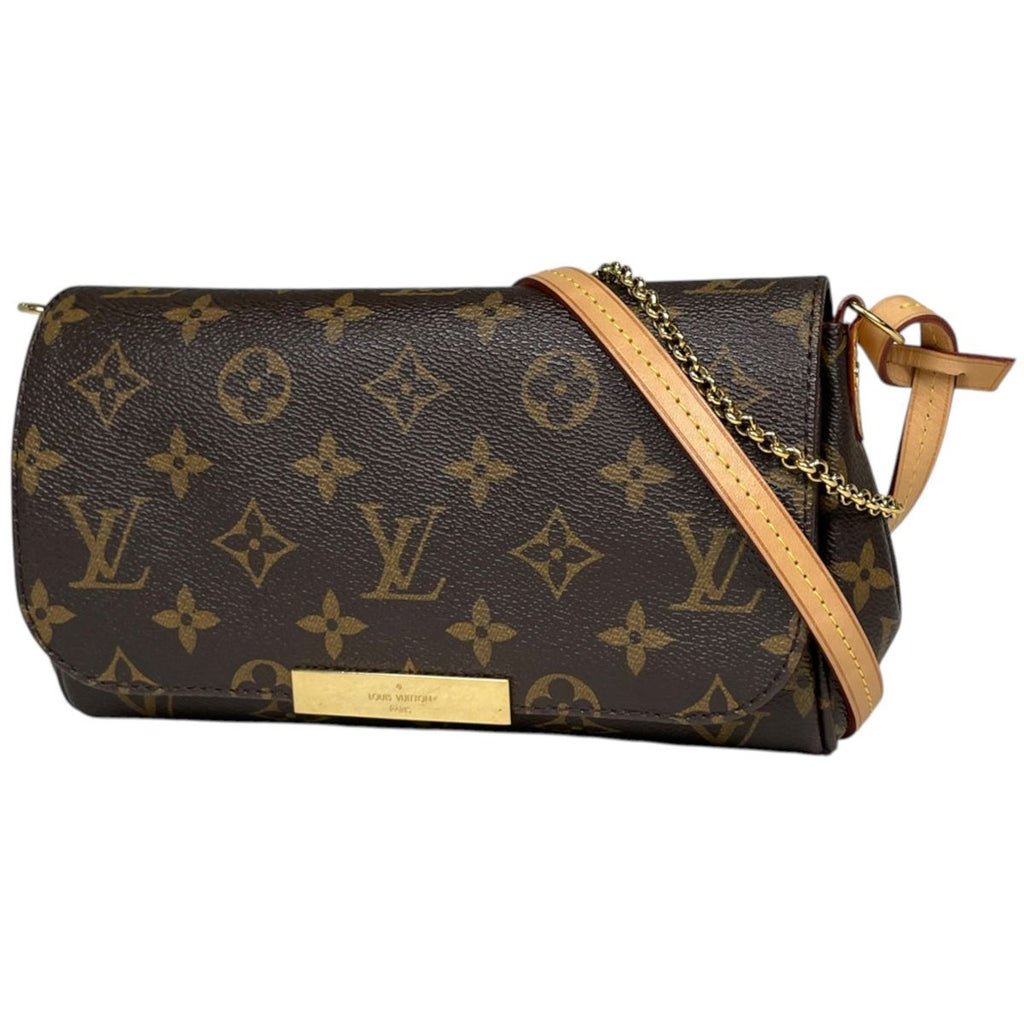 Louis Vuitton Favorite PM Shoulder Bag Pouch Monogram Brown