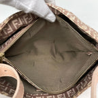 Fendi Shoulder Bag Zucchino Pattern Canvas Pink — view 8