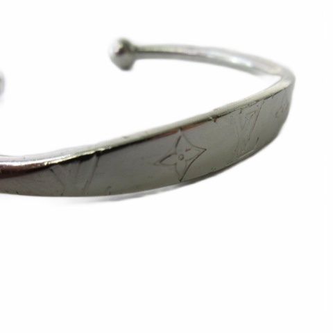 Louis Vuitton Jungkook Monogram Bracelet Bangle Silver — view 6