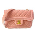 Chanel Shoulder Bag Quilted Pink Chain Matt Togo Metal