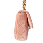 Chanel Shoulder Bag Quilted Pink Chain Matt Togo Metal — view 2