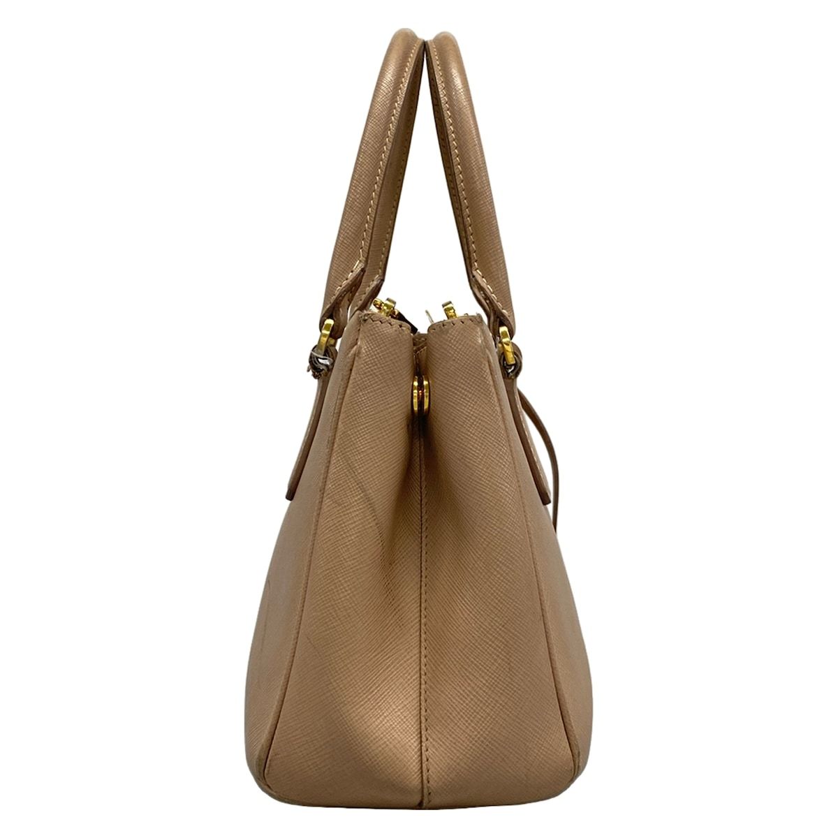 Prada Galleria Mini Bag Beige Leather — view 2