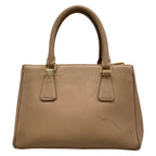 Prada Galleria Mini Bag Beige Leather — view 3