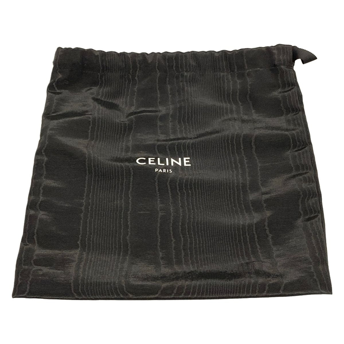 Celine Shoulder Bag Folco Cuir Triomphe Black — view 8