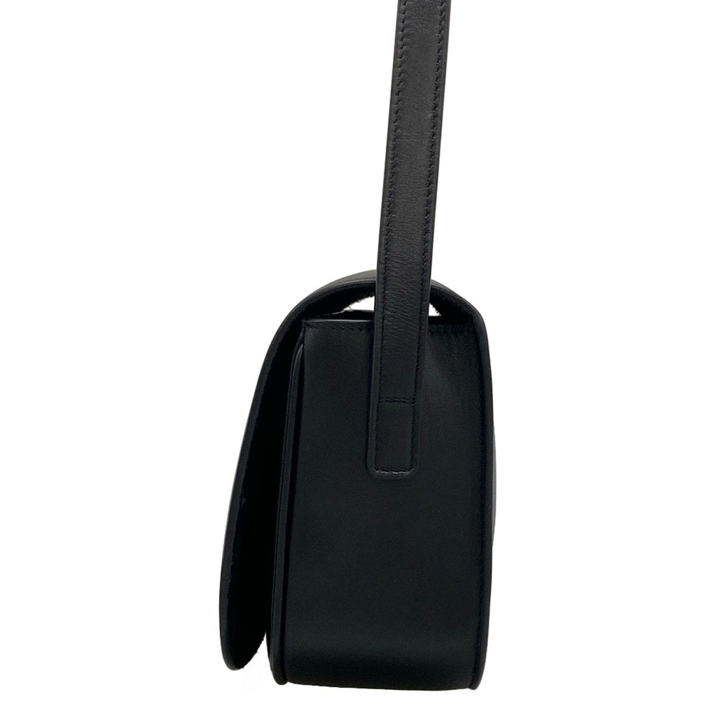 Celine Shoulder Bag Folco Cuir Triomphe Black — view 4