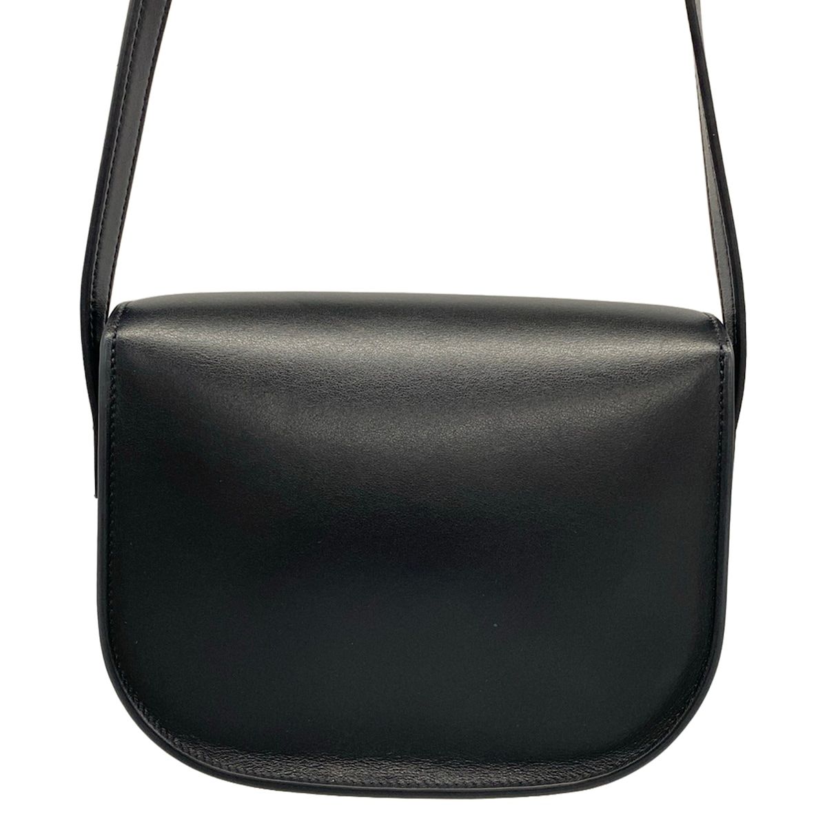 Celine Shoulder Bag Folco Cuir Triomphe Black — view 3