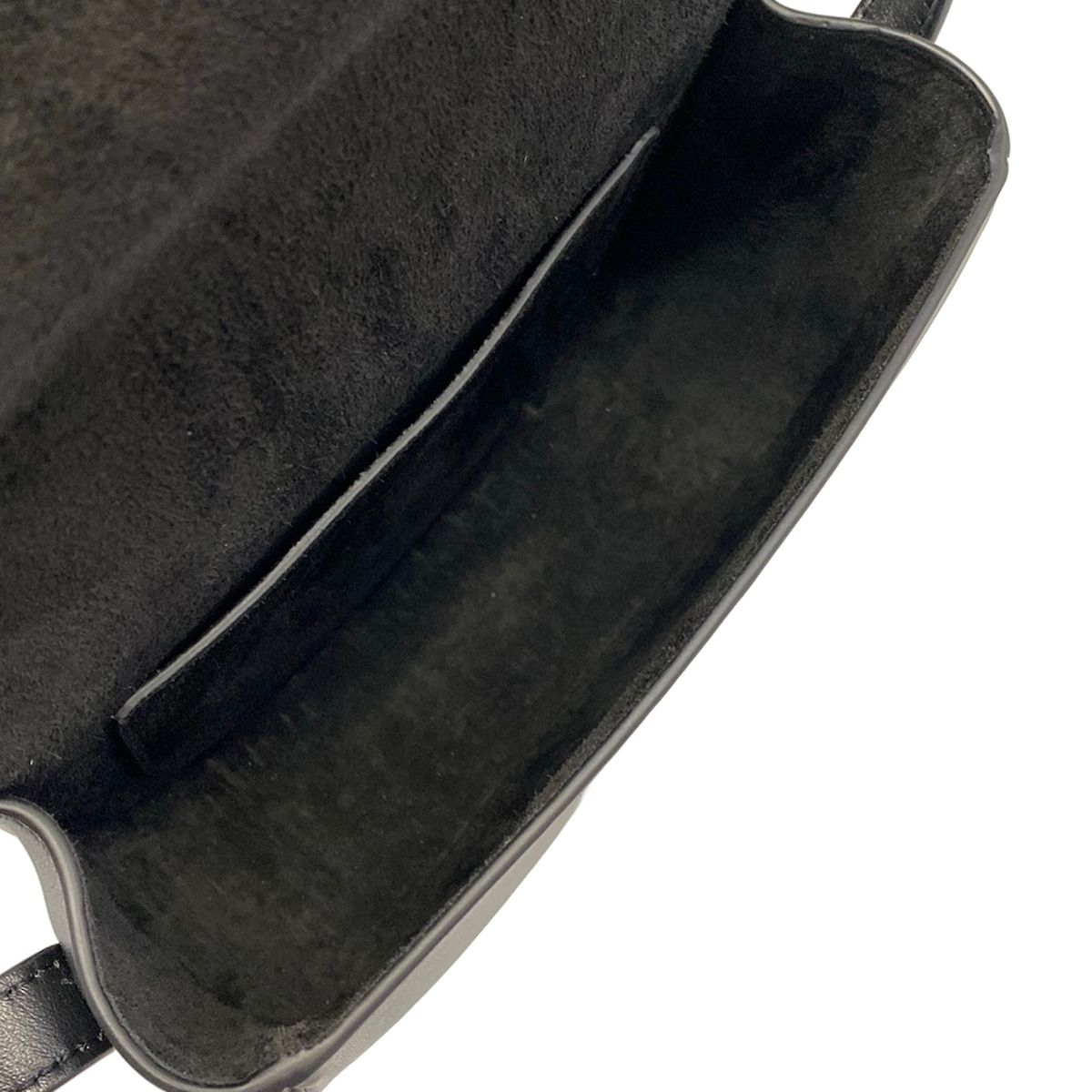 Celine Shoulder Bag Folco Cuir Triomphe Black — view 7