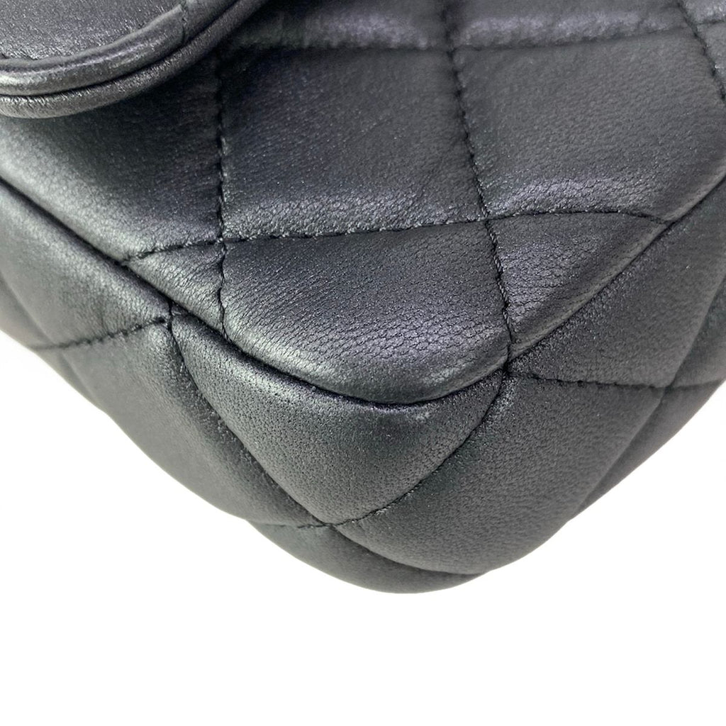 Chanel Wallet Quilted Black Chain So Lambskin Shoulder — view 6