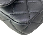 Chanel Wallet Quilted Black Chain So Lambskin Shoulder — view 6