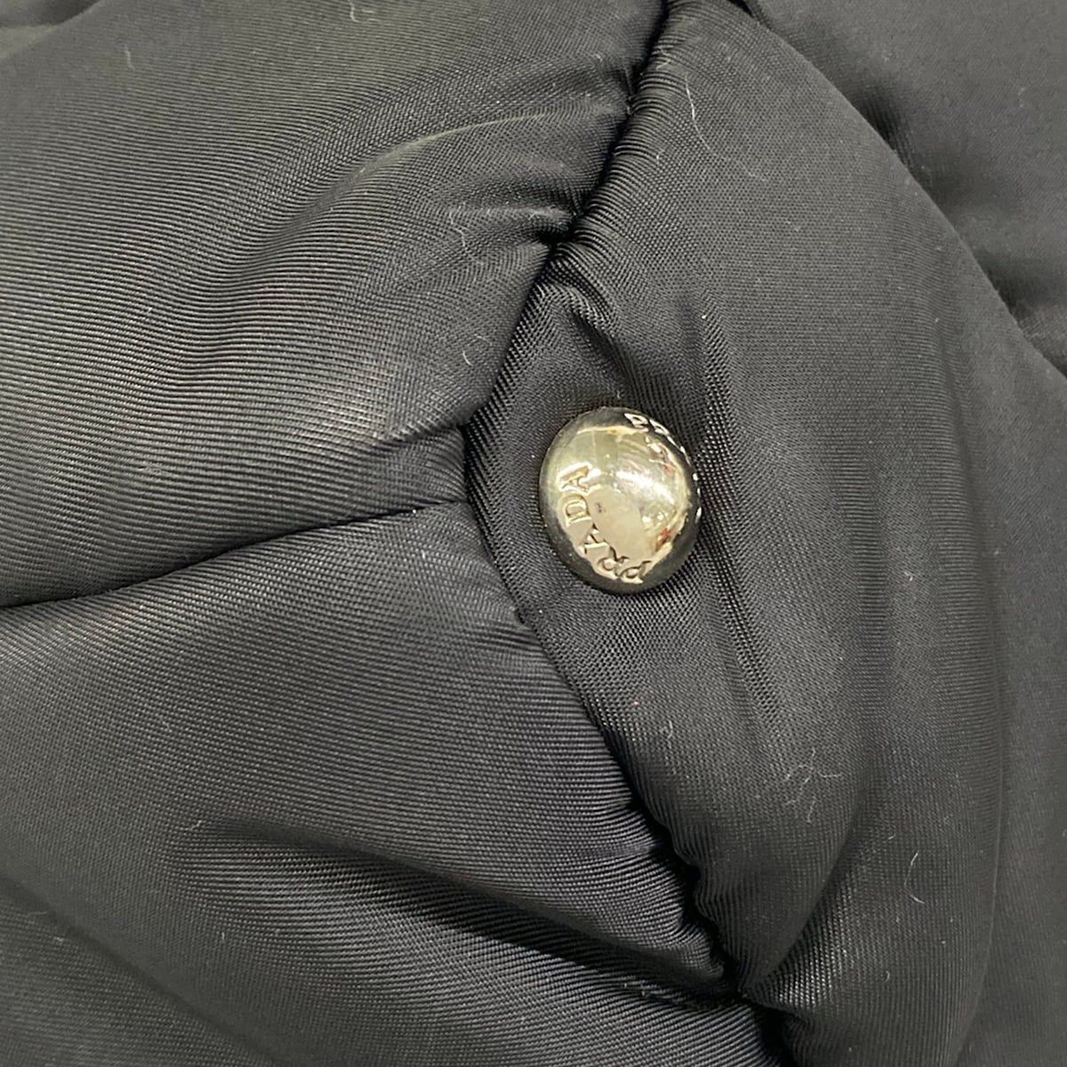 Prada Handbag Black Tessuto Bomber — view 6