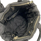 Prada Handbag Black Tessuto Bomber — view 7