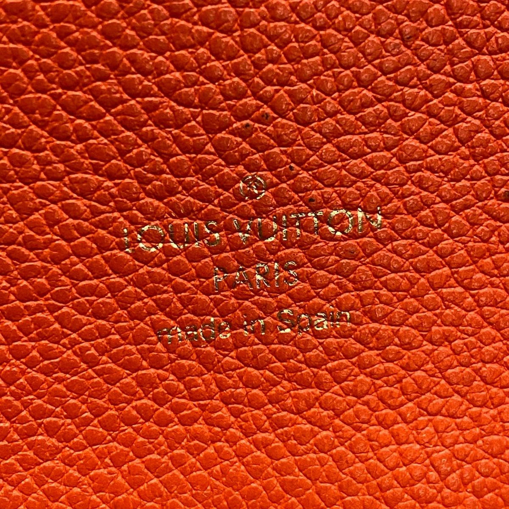 Louis Vuitton Shoulder Bag Monogram Empreinte Bagatelle Apricot Leather — view 8