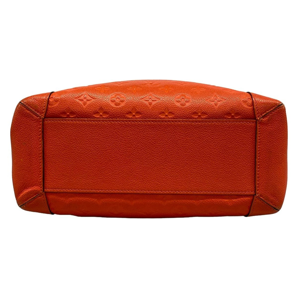 Louis Vuitton Shoulder Bag Monogram Empreinte Bagatelle Apricot Leather — view 5
