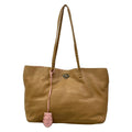Fendi Shoulder Bag Small Carlaselleria Beige Pink Leather