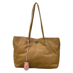 Fendi Shoulder Bag Small Carlaselleria Beige Pink Leather