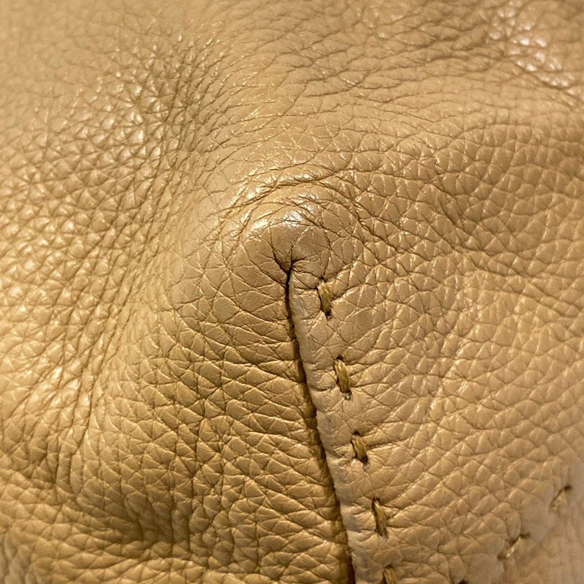 Fendi Shoulder Bag Small Carlaselleria Beige Pink Leather — view 6