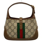 Gucci Handbag Jackie Mini GG Supreme Brown Gray 2-Way — view 3