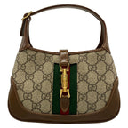 Gucci Handbag Jackie Mini GG Supreme Brown Gray 2-Way