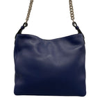 Loewe Shoulder Bag Bucket Chain Navy Leather — view 3