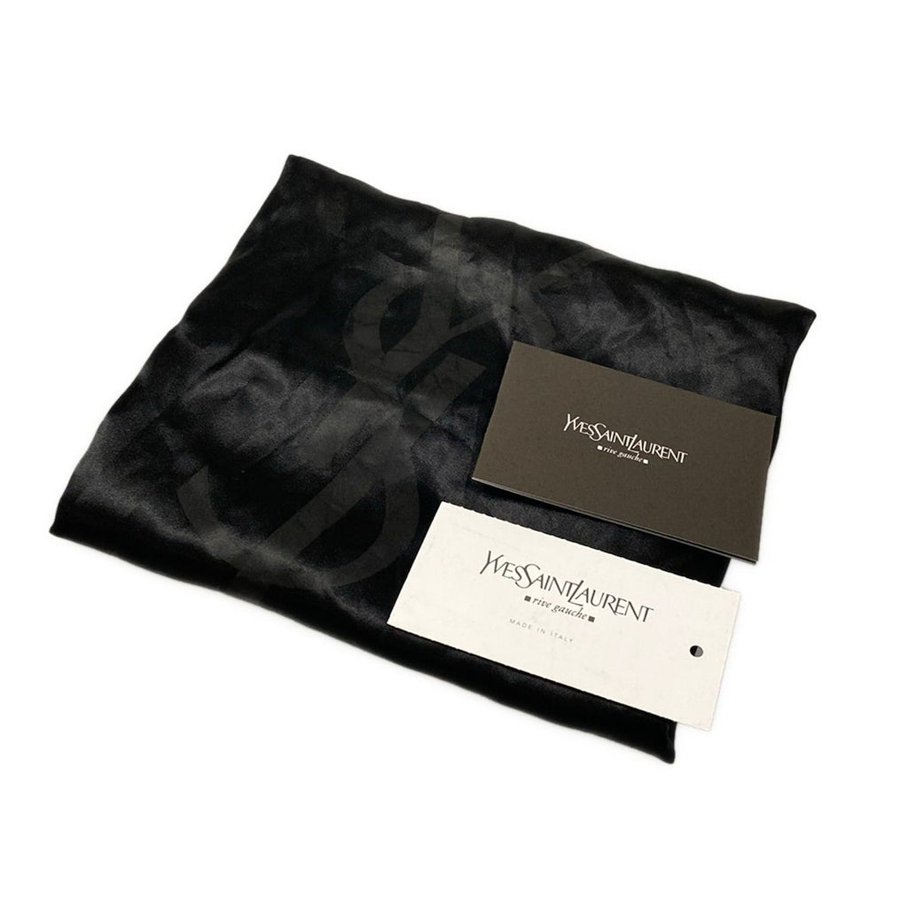 Saint Laurent Rive Gauche Shoulder Bag Naja Navy Flower — view 8