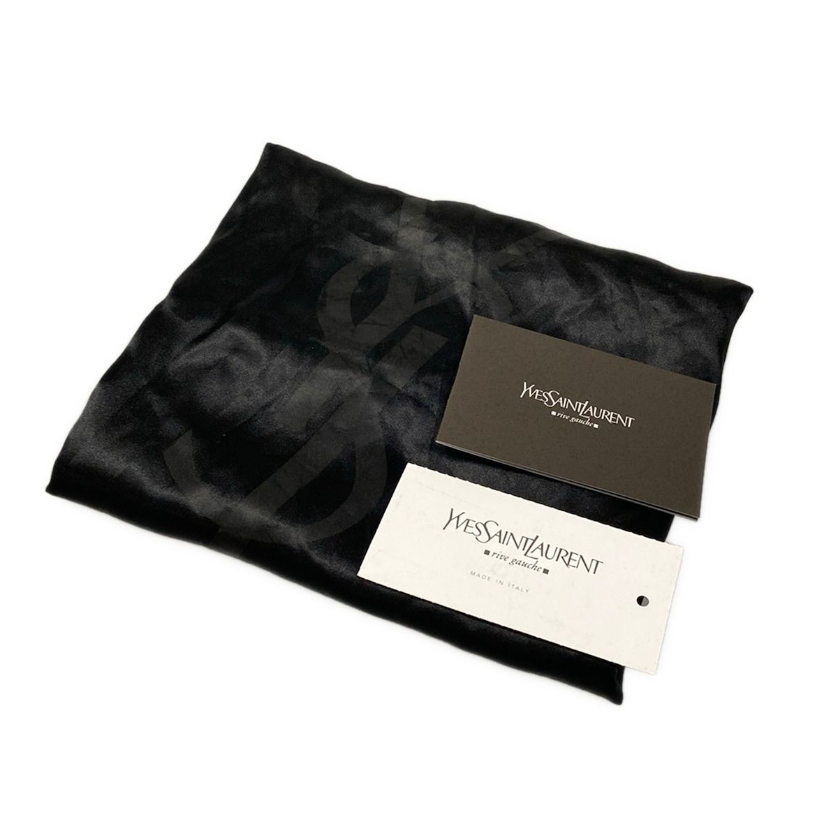 Saint Laurent Rive Gauche Shoulder Bag Naja Navy Flower — view 8