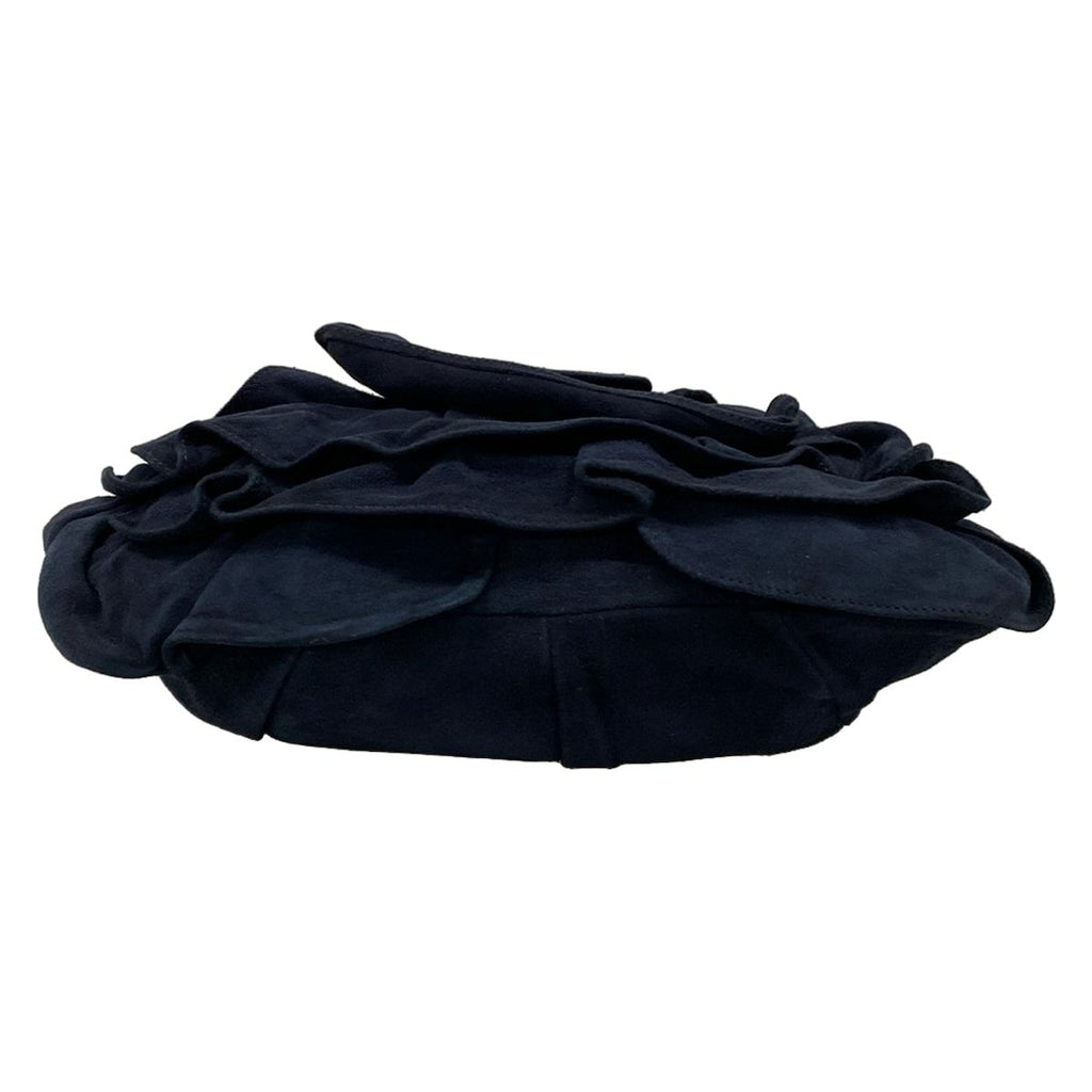 Saint Laurent Rive Gauche Shoulder Bag Naja Navy Flower — view 5