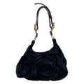 Saint Laurent Rive Gauche Shoulder Bag Naja Navy Flower