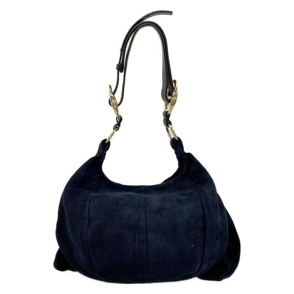 Saint Laurent Rive Gauche Shoulder Bag Naja Navy Flower — view 3