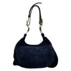 Saint Laurent Rive Gauche Shoulder Bag Naja Navy Flower — view 3