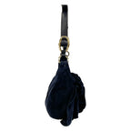 Saint Laurent Rive Gauche Shoulder Bag Naja Navy Flower — view 2