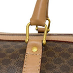 Celine Bostonline Boston Bag Mcadam Leather Brown — view 4